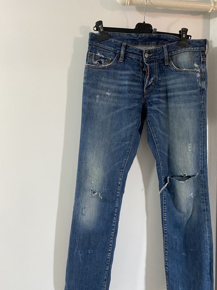 Jeans Dsquared albastri