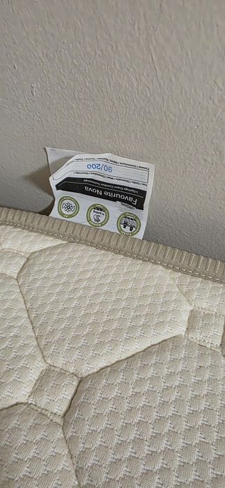 Единично легло с двулицев матрак Ted