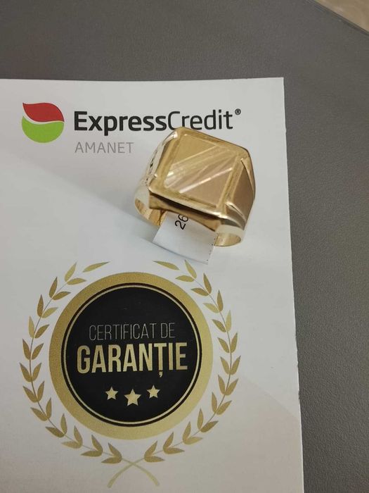 (ag32) Inel aur 14k 6.50g 2 ani garantie b27101.1