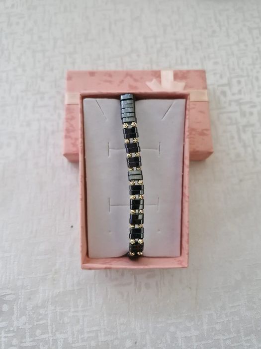 Brățări handmade cu bile aur 14k și pietre semiprețioase!