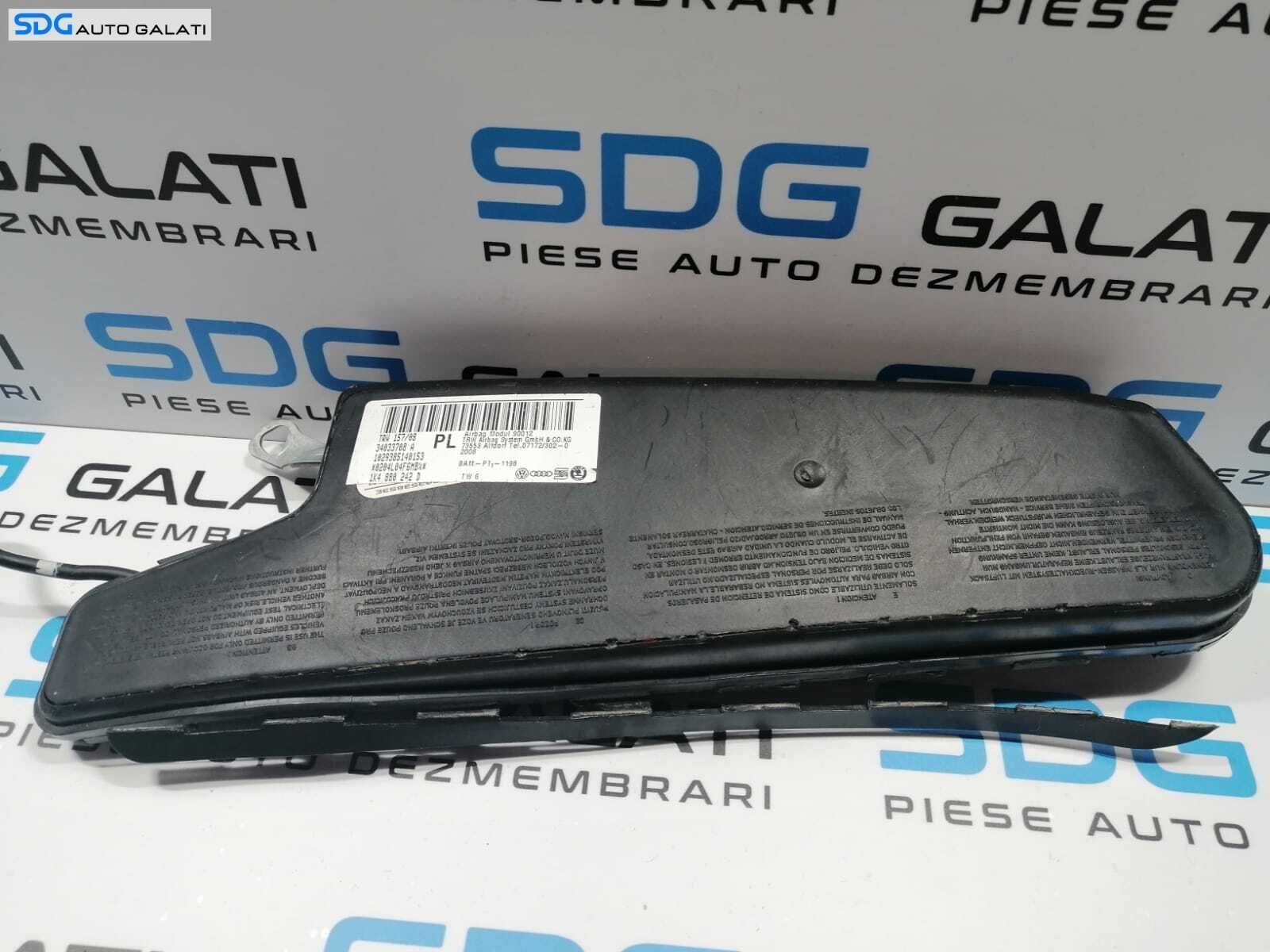 Set Airbag - uri din Scaune Fata Stanga Dreapta Volkswagen Golf 5 2004 - 2008 Cod 1K4880242D 1K4880241D