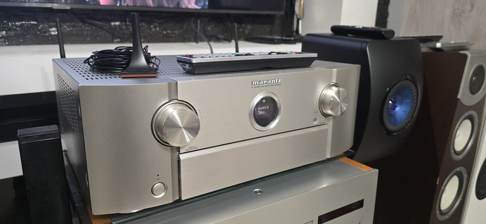 Receiver 9.2 Marantz SR6015 Imax Atmos Bluetooth Wifi 8K Heos Alexa