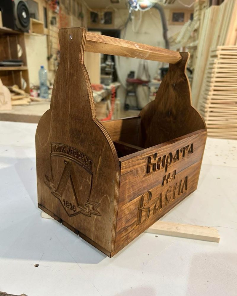 Щайга/ кошница за бира ръчна изработка