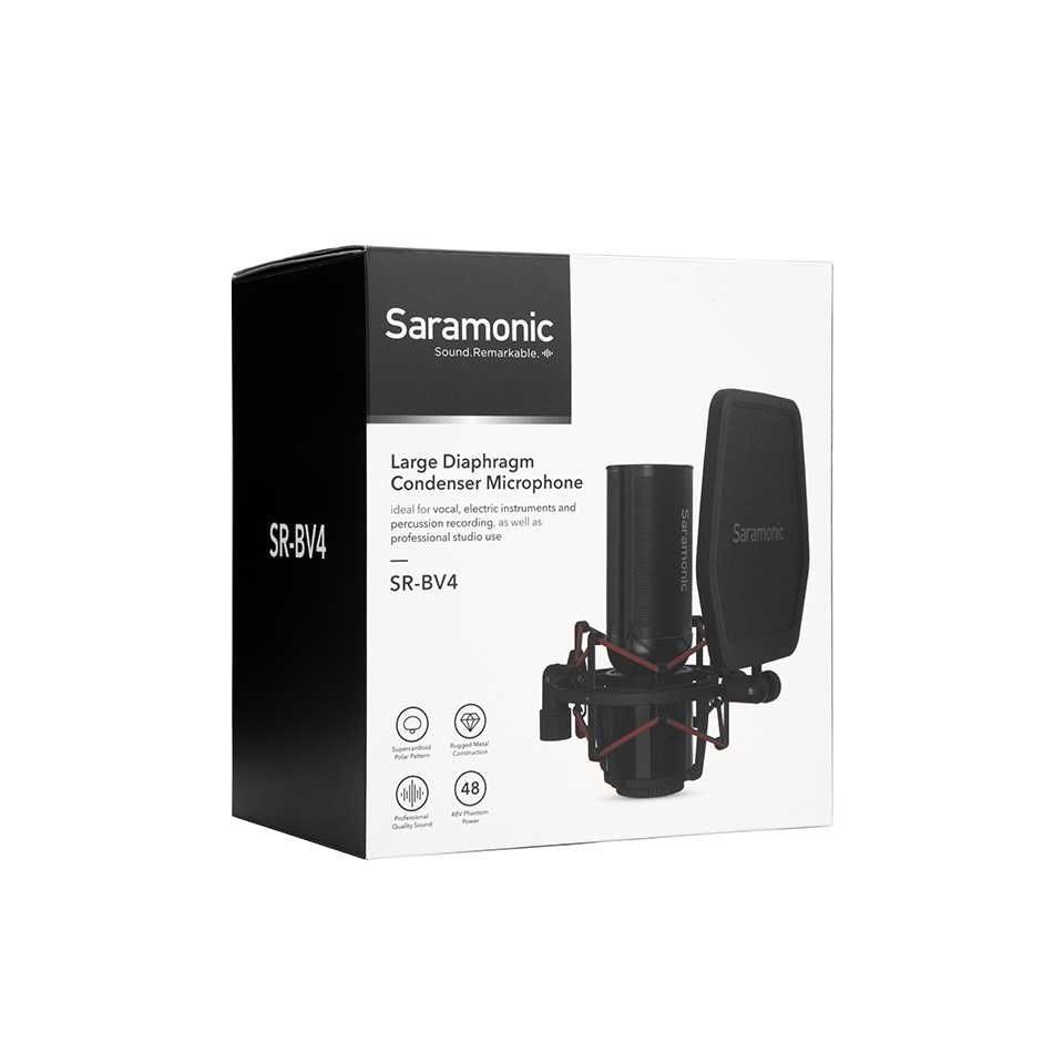 Saramonic SR-BV4 - Динамический XLR радиовещательный Подкаст микрофон