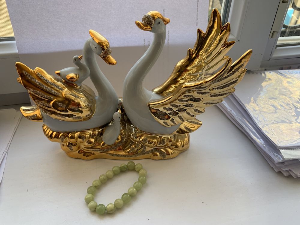 Лебеди символ семьи любви феншуй подарок дом стиль уют  сувенир