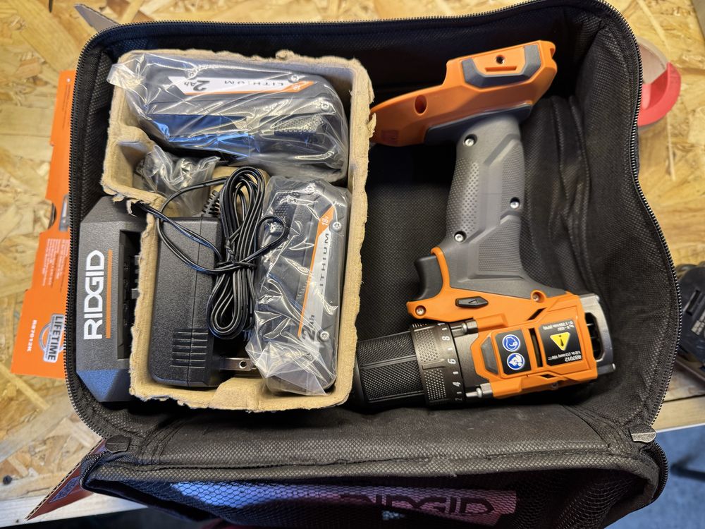 Drill Ridgid 18v brushless USA