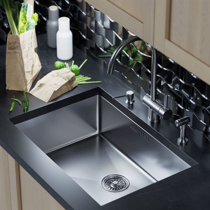 Кухоная мойка сатин 60*45 раковина из нержавейки кухня сантехника