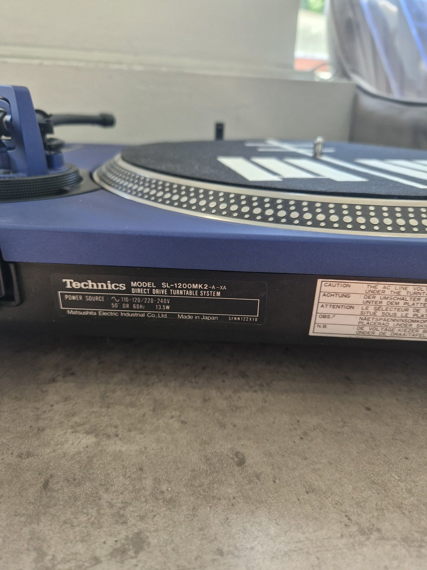 Pick-up Technics Amanet BKG