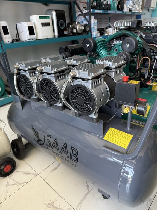 ГАРАНТИЙНЫЙ безшумный воздушный компрессор SAAB 200L air compressor
