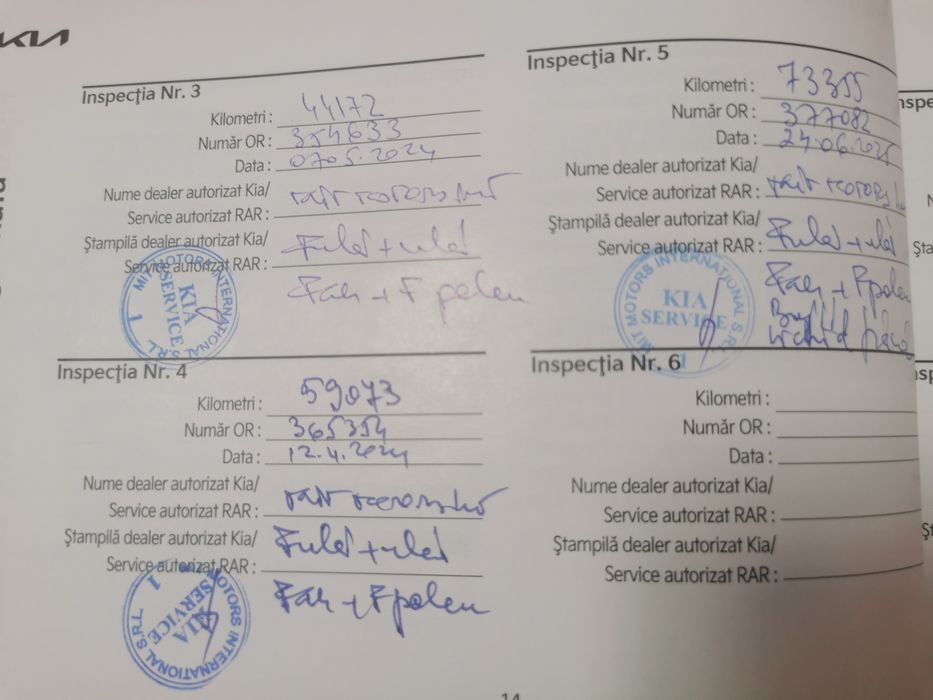 Kia ceed garanție 2029 sau 150000km