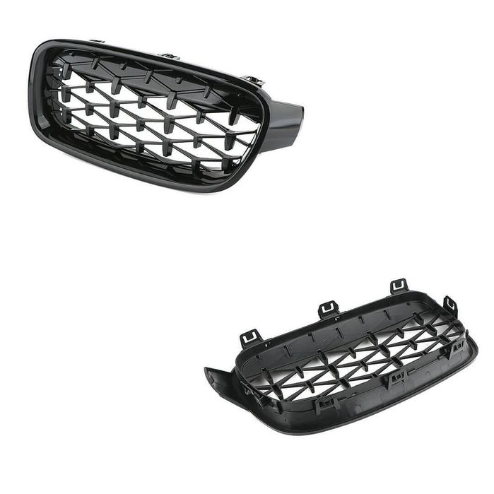 Бъбреци решетки за bmw 3-та серия 2012-2018 f30 f31 diamond style чере