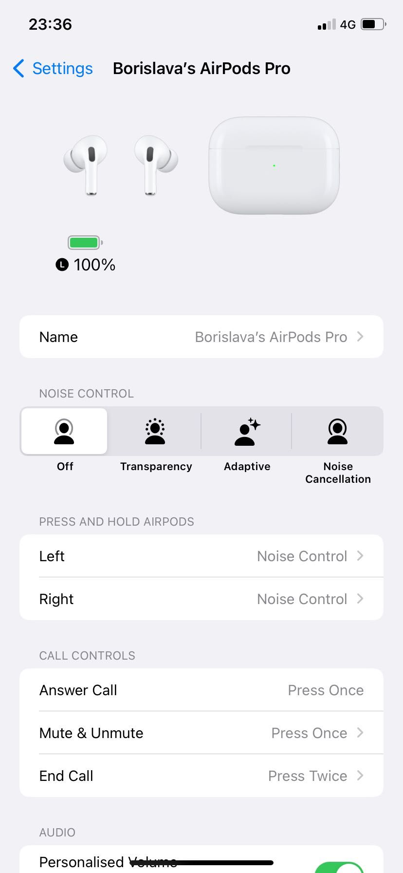 Слушалки AirPods Pro