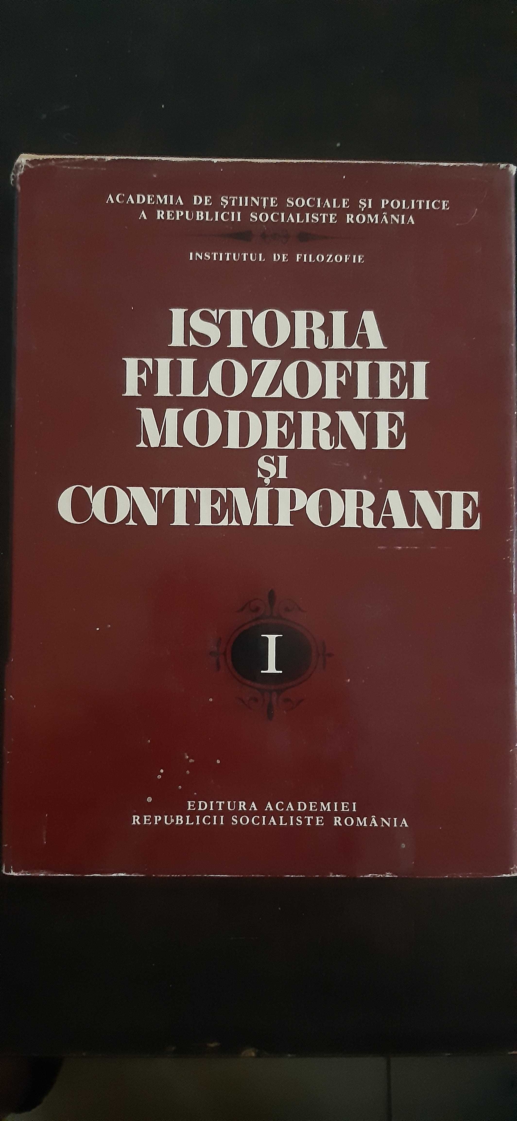 Istoria filozofiei moderne și contemporane, vol. 1