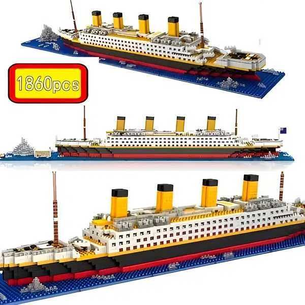 TIP LEGO Titanic 1860 piese CADOUA CRACIUN