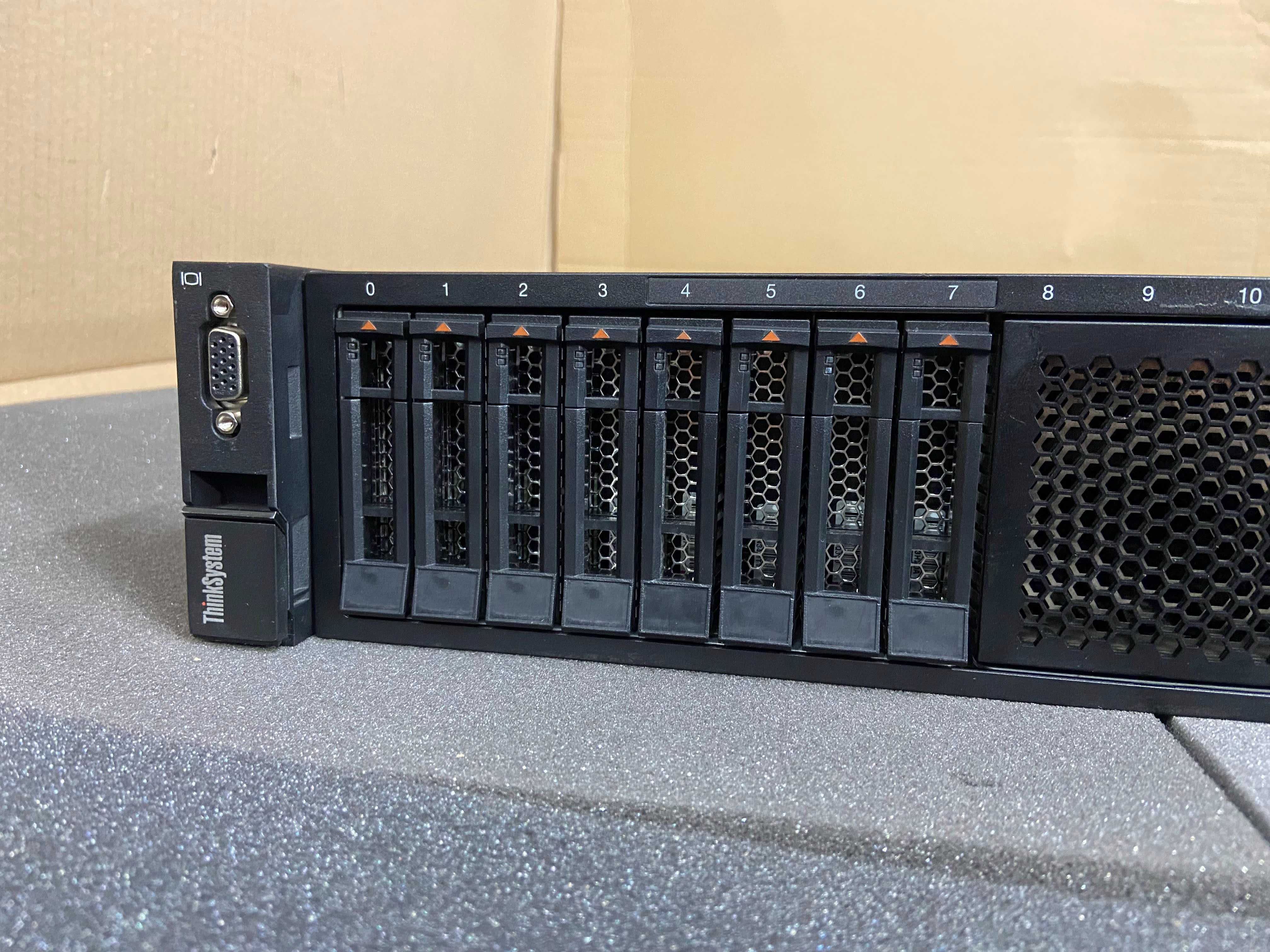 Сървър Lenovo SR650 2*Xeon Gold 6138 40c, 128GB DDR4, RAID 930-8i