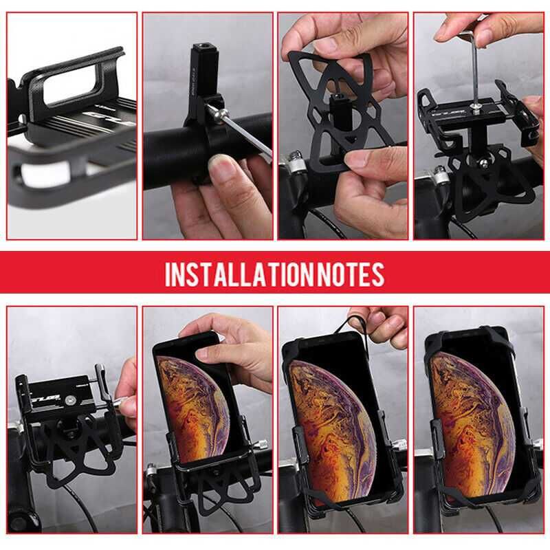 Suport aluminiu Gub P10 smartphone trotineta bicicleta moto