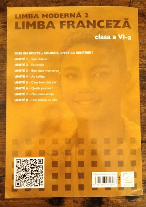 Manual de Franceză, clasa VI