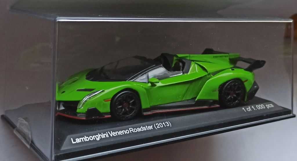 Macheta Lamborghini Veneno Roadster 2013 verde - WhiteBox 1/43