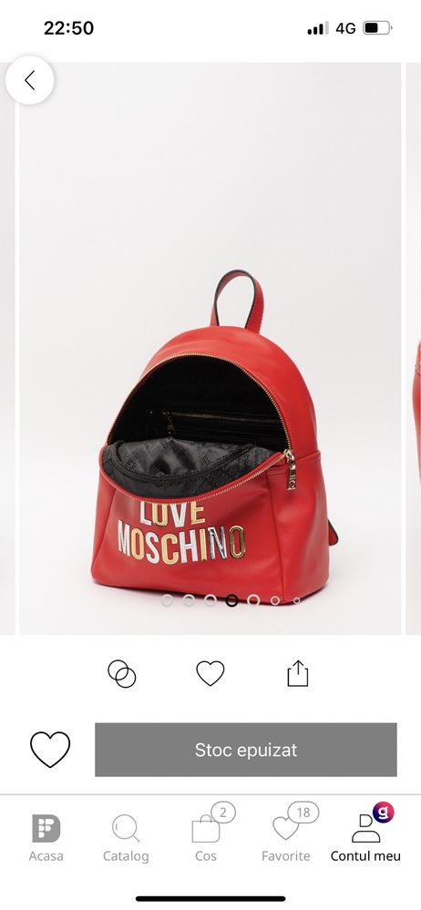 Rucsac Moschino nou