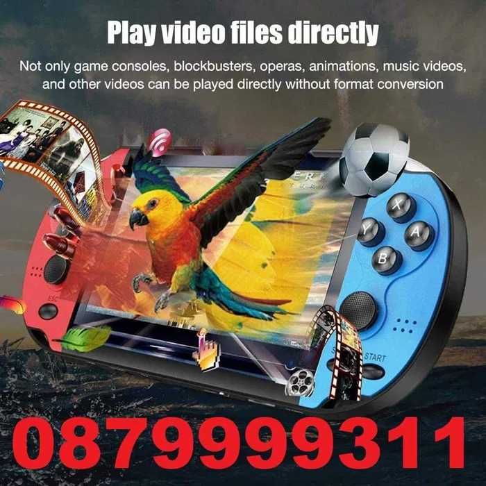 Ретро игра X12 5.1" екран Преносима Игрова конзола 39000 Nintendo Sega