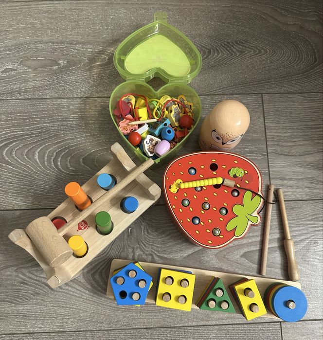 Развивающие игрушки для малыша 1-3 лет
