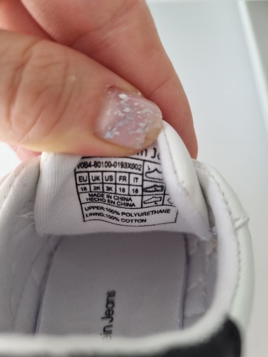 Pantofi sport Calvin Klein Jeans, marimea 18, ca noi