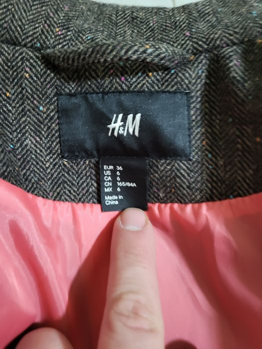 Palton dama H&M S 36