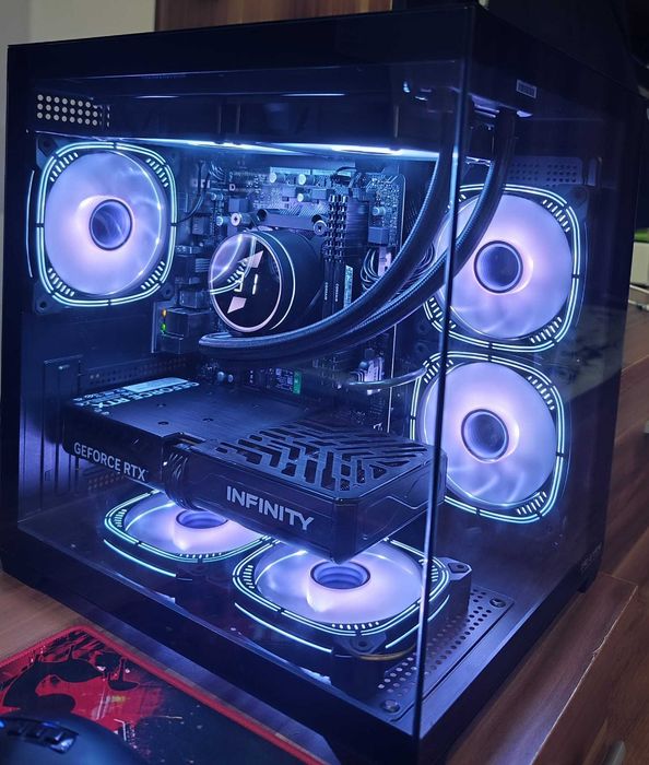 NOU!UNITATE PC Sistem GAMING Garantie,Ryzen 7 5700x,32gb DDR4, RTX5060
