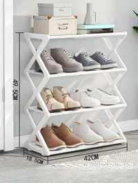 Компактна етажерка за обувки на 4 нива, Органайзер за обувки Shoe Rack