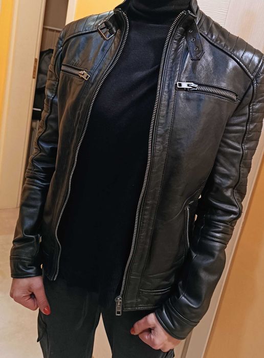 Кожено яке от естествена кожа Barneys originals