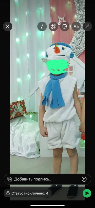 Продам костюм снеговика