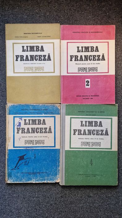 LIMBA FRANCEZA Manual anul I, II, III si IV studiu Popa-Scurtu, Nasta