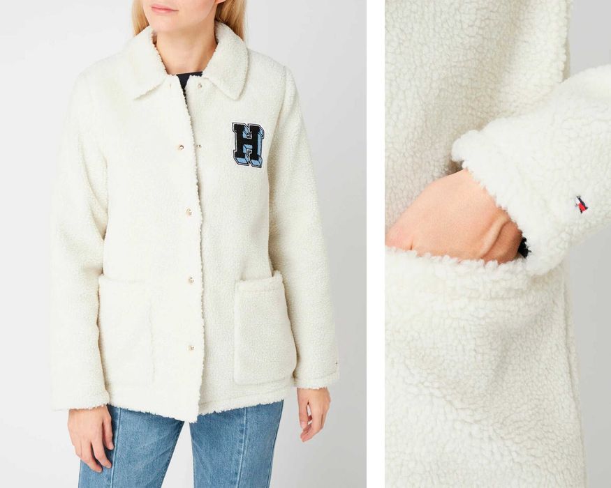 Tommy Hilfiger Оригинално дамско поларено шакет / яке размер S