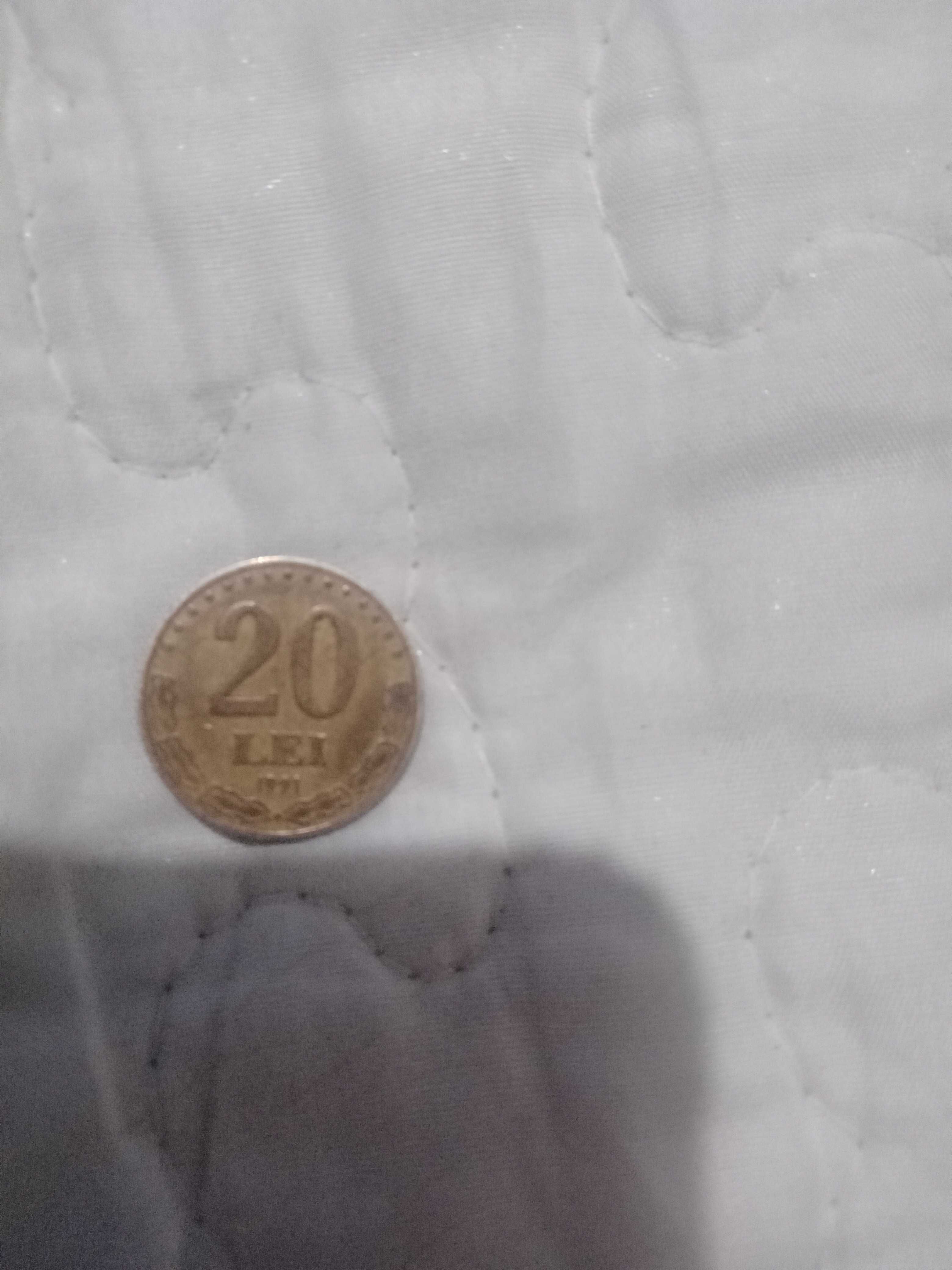 Moneda de 20 de lei din anull 1991