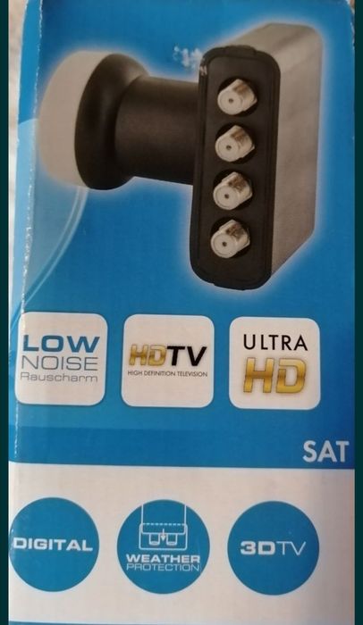 LNB цифров приемник четворен