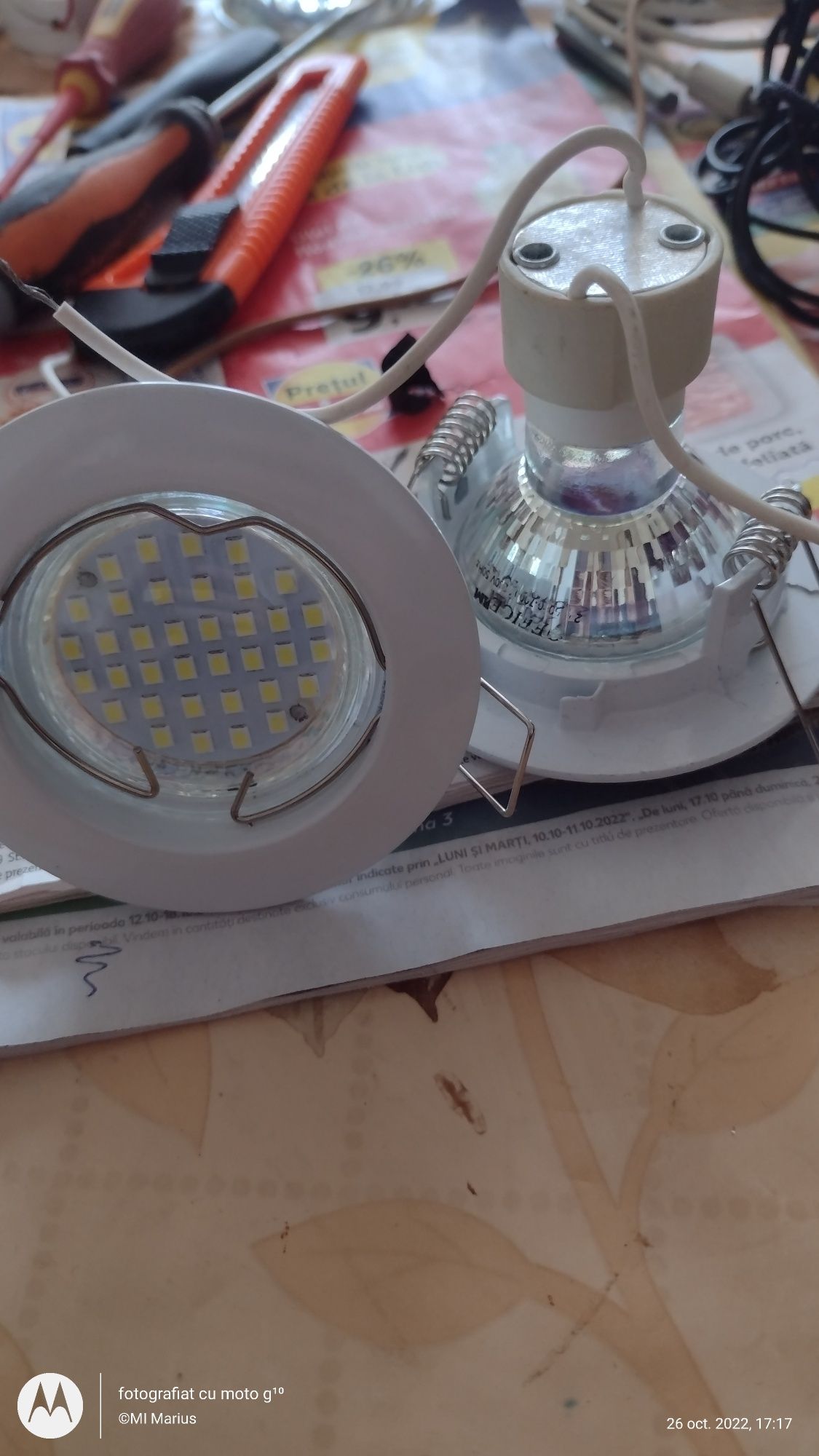 2 Spoturi Led GU10 2 watt