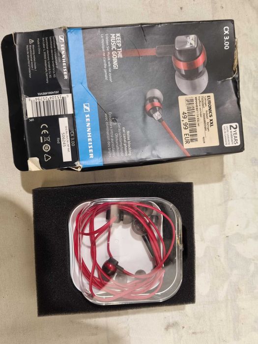 Timp liber Casti Sennheiser Cx 3.0 ideal alergare cu fir
