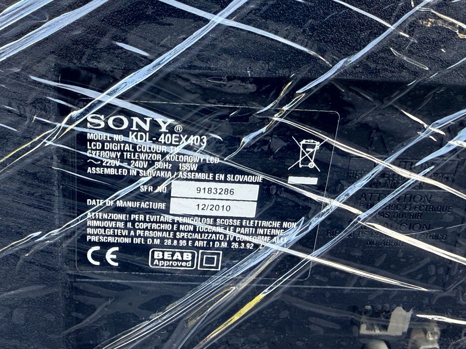 Vand televizor Sony