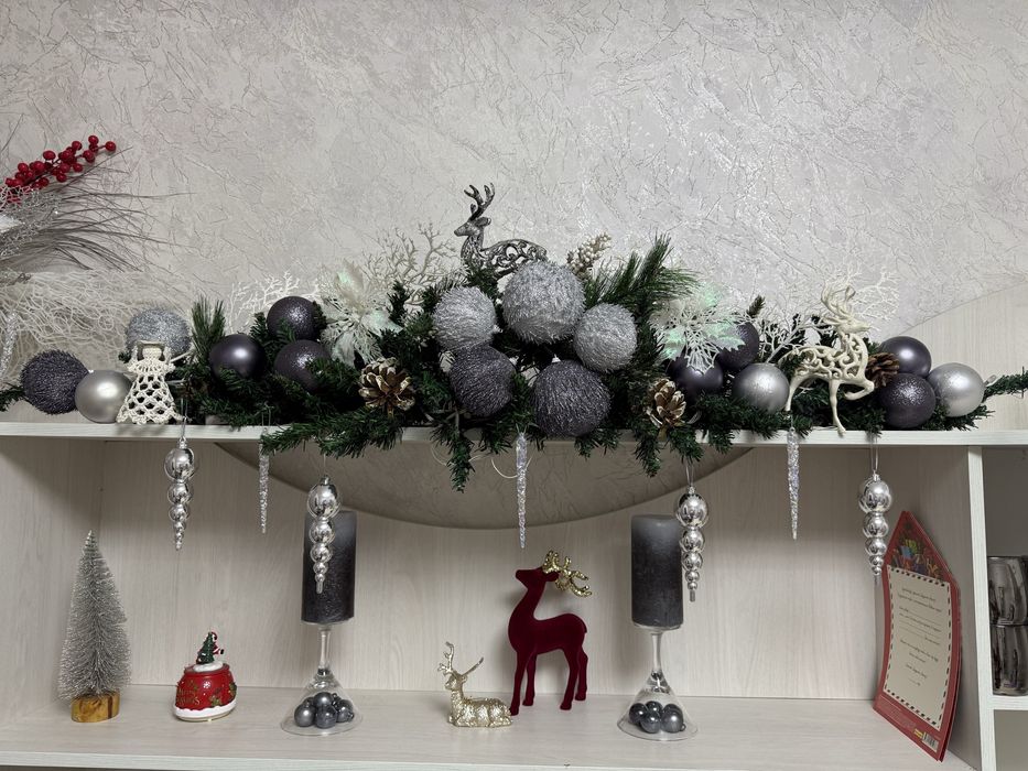 Украшение дома, помещений  к новому году.