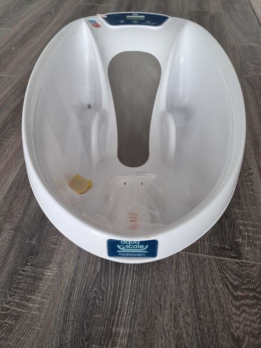 Cadita bebe Aquascale 3 in 1 cu termometru si cantar