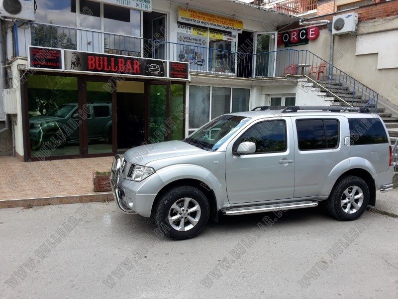 Ролбар, Булбар хром-никел за NISSAN NAVARA PATHFINDER 2005+