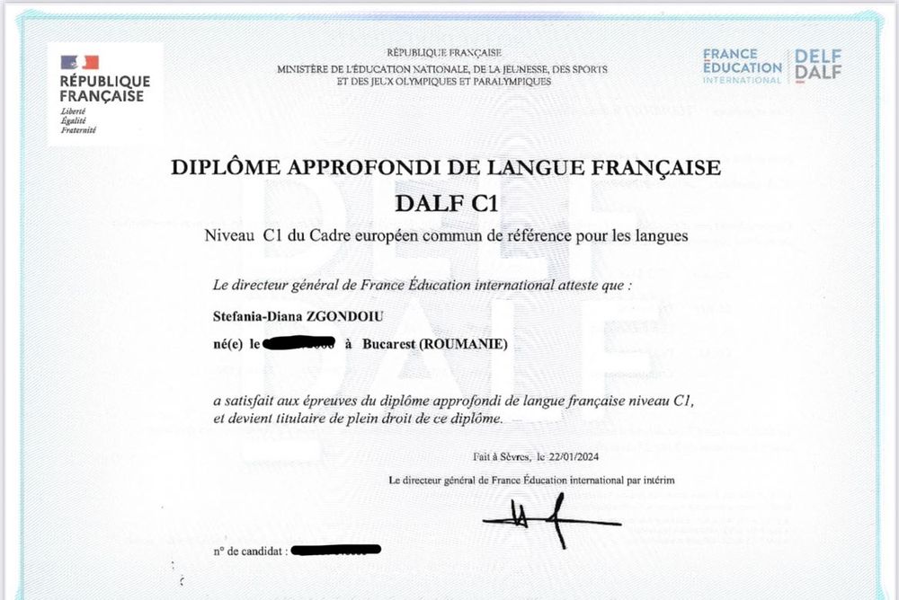 Meditații franceză și pregătire DELF