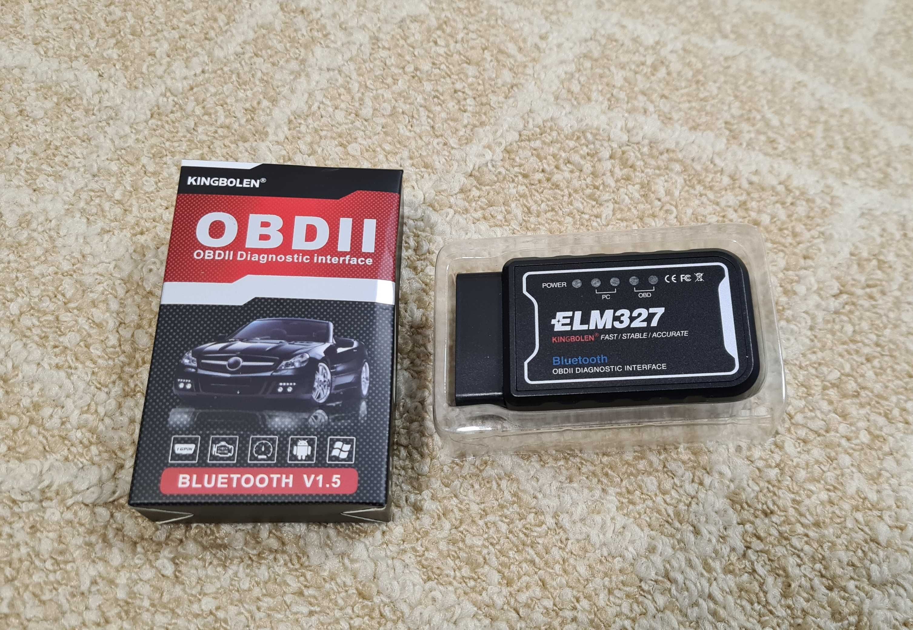 Diagnoza KINGBOLEN OBD ELM327 Bt V1.5 cu PIC18F25K80 suporta J1850