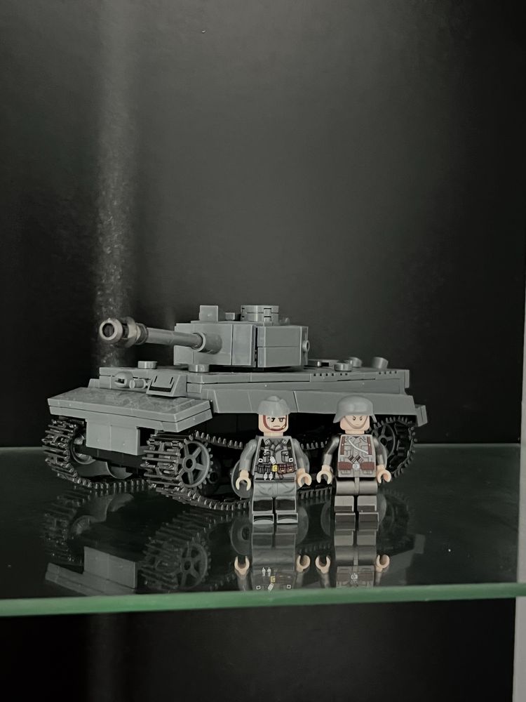 Lego WW2 Tiger 1 + 2 Soldati