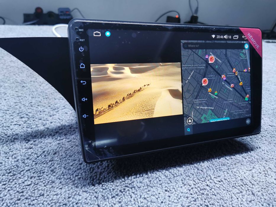 Navigatie Android Mercedes GLK 2012-2015 QLED 4/64GB port SIM