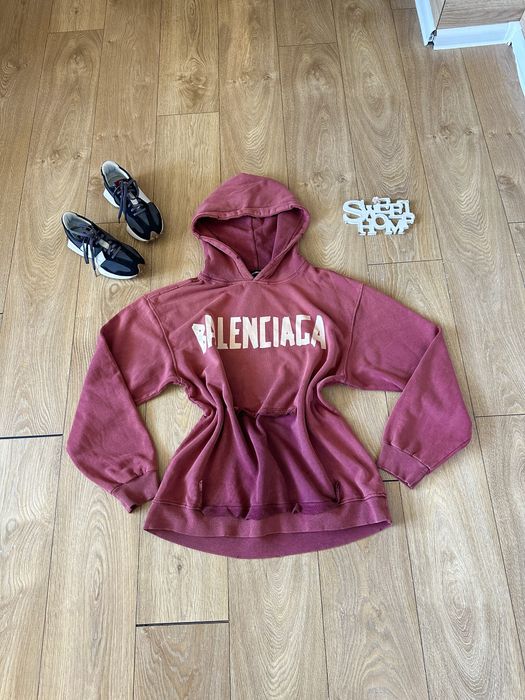 Balenciaga!Разкошно oversize ефектно худи