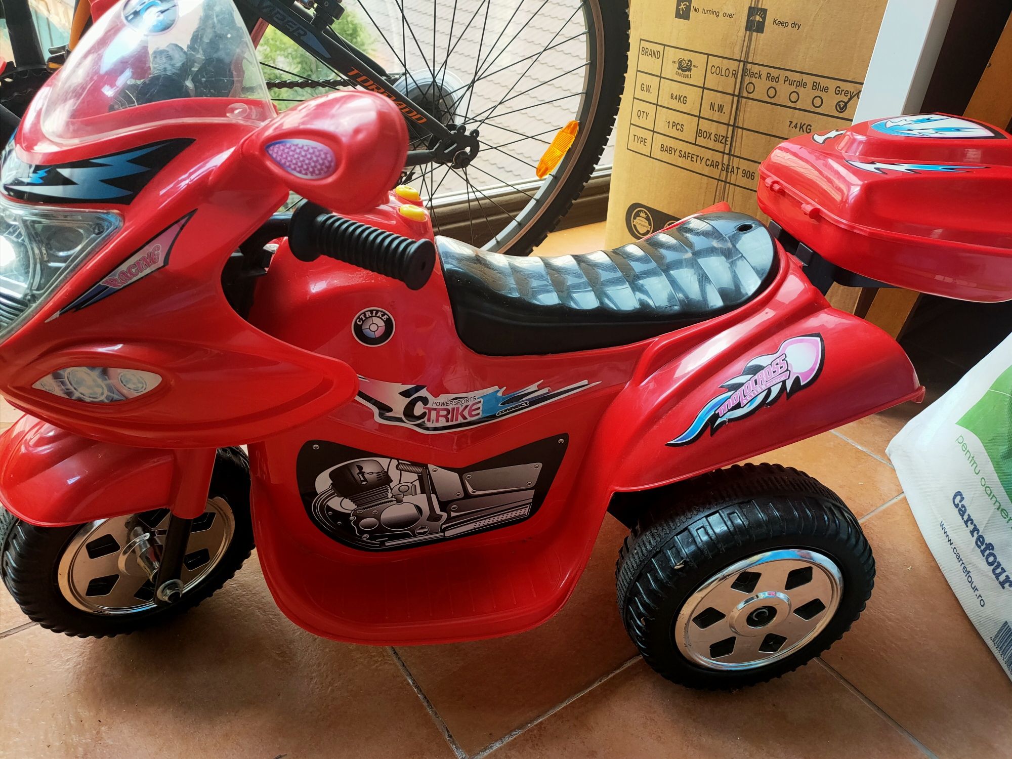 Motocicleta electrica pentru copii