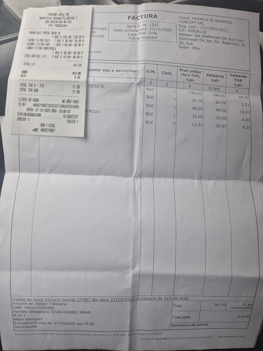 Vând Mini One 1.6 benzina cutie automata an 2010