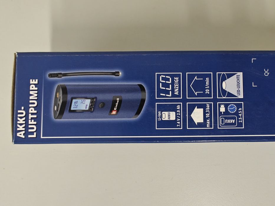 Pompa de aer EINHELL 3 in 1 cu acumulator BT-ALP 7.4, compresor, lante