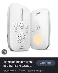 Philips Avent  Monitor audio digital pentru bebeluși